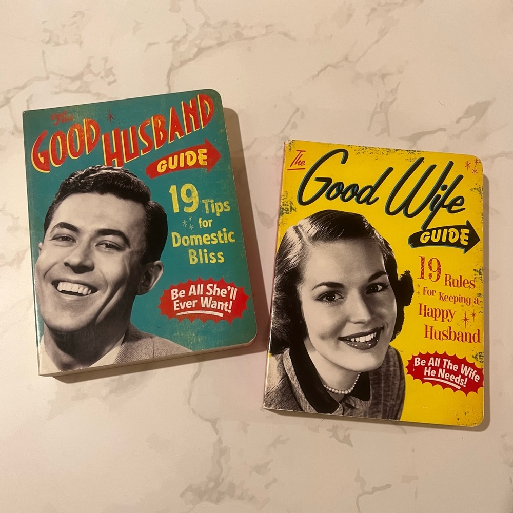 NEW! The Good Husband and The Good Wife Guide Funny Humorous Marriage Books